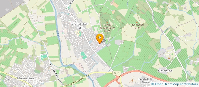 localisation de l'entreprise MAM & CO.WAS à LIGNAN-SUR-ORB