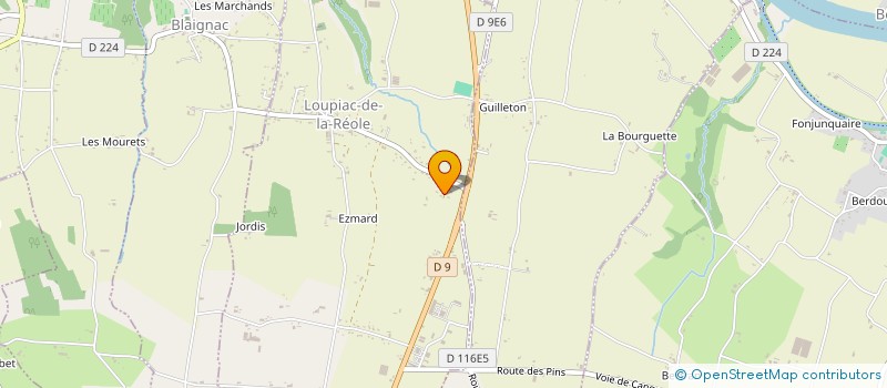 localisation de l'entreprise MAM CREA'BULLES  LOUPIAC-DE-LA-REOLE