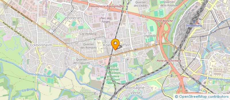 localisation de l'entreprise MAM D'ILOT à STRASBOURG
