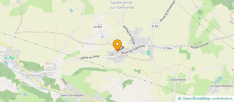 localisation de l'entreprise MAM DANS NOTRE PETITE JUNGLE  CHATONNAY