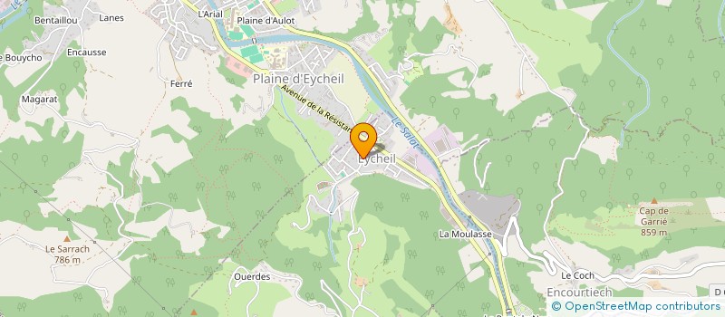localisation de l'entreprise MAM DES BOUT'CHOU à EYCHEIL