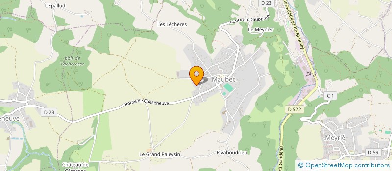 localisation de l'entreprise MAM DES MAINS POUR GRANDIR  MAUBEC