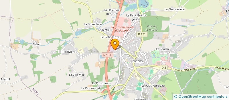 localisation de l'entreprise MAM DES P'TITS GAVRAIS à NOZAY