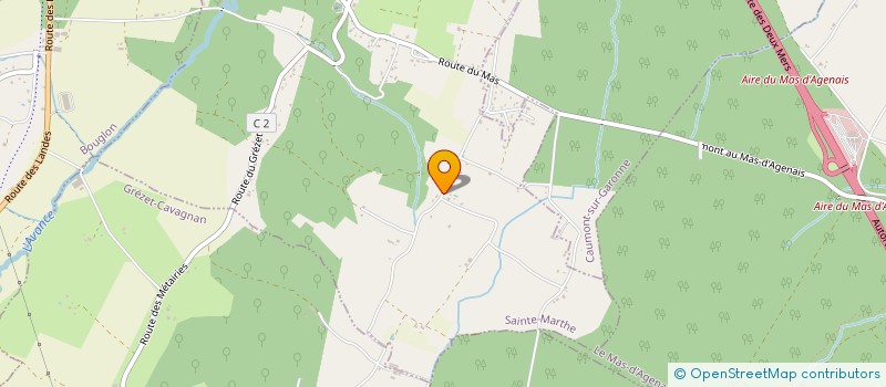 localisation de l'entreprise MAM DES P'TITS POISSONS  CALONGES