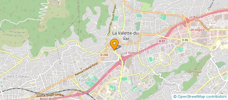 localisation de l'entreprise MAM DES PETITS BONHEURS à LA VALETTE-DU-VAR