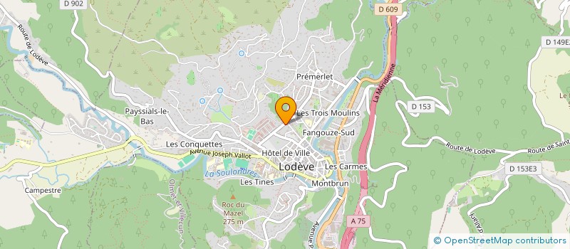 localisation de l'entreprise MAM DES PETITS KOALAS  LODEVE