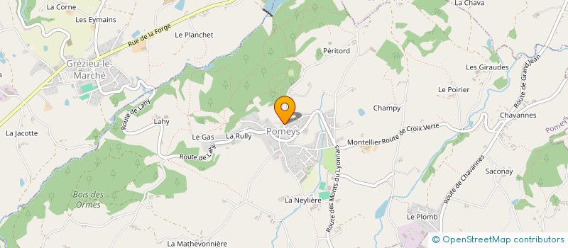 localisation de l'entreprise MAM DES PETITS POMMIERS  POMEYS