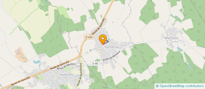 localisation de l'entreprise MAM DES SCHTROUMPFS  FONTENAY