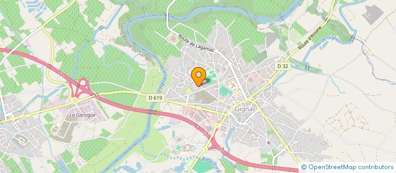 localisation de l'entreprise MAM DES TOUPITIS  GIGNAC