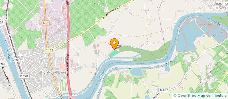 localisation de l'entreprise MAM DEVELOPPEMENT  PONT-DE-L'ISERE