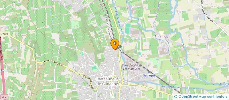 localisation de l'entreprise MAM DU BOUT DES DOIGTS à CHATEAUNEUF-DE-GADAGNE