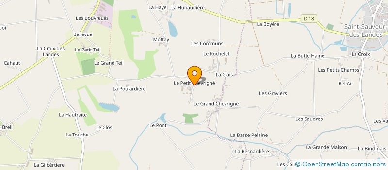 localisation de l'entreprise MAM' EN COULEURS à SAINT-HILAIRE-DES-LANDES