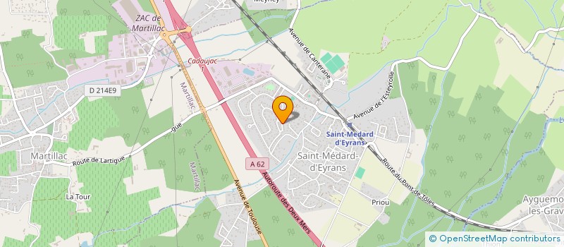 localisation de l'entreprise MAM'EN DOUCEUR  SAINT-MEDARD-D'EYRANS