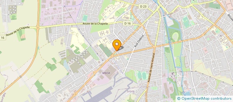 localisation de l'entreprise MAM' EN TENDRESSE à BOURGES