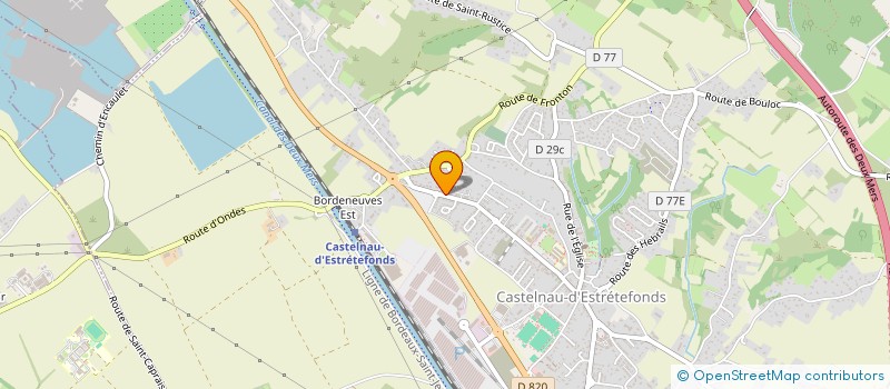 localisation de l'entreprise MAM'ERVEILLE  CASTELNAU-D'ESTRETEFONDS