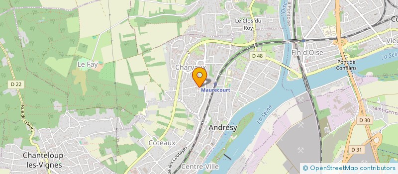 localisation de l'entreprise MAM EVEIL ET NOUS  ANDRESY