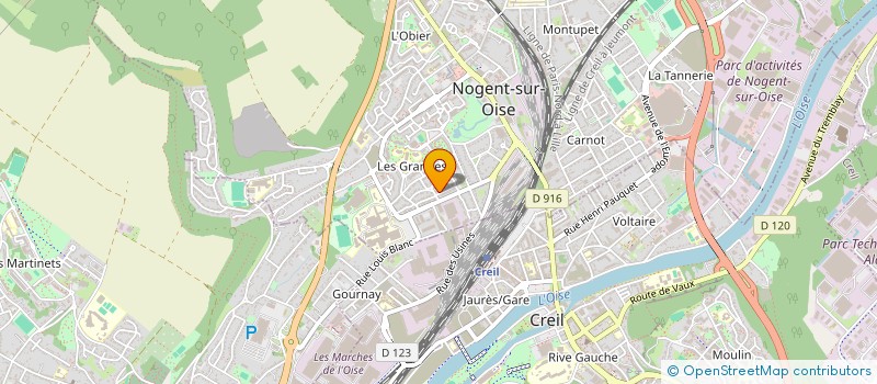 localisation de l'entreprise MAM EXTRA ORDINAIRE MAM'EO à NOGENT-SUR-OISE