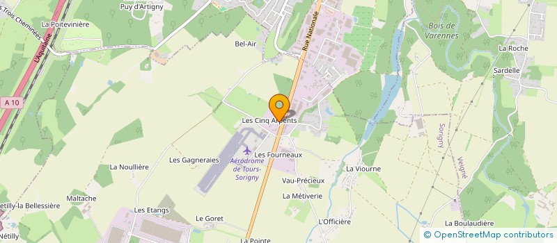 localisation de l'entreprise MAM FABRIQU'A REVE à SORIGNY