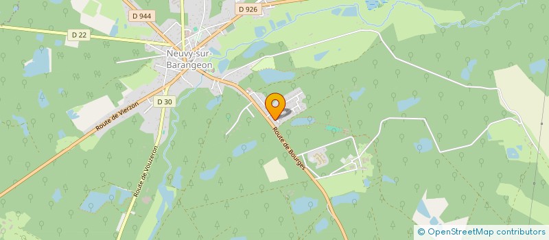 localisation de l'entreprise MAM FEES DES MERVEILLES  NEUVY-SUR-BARANGEON