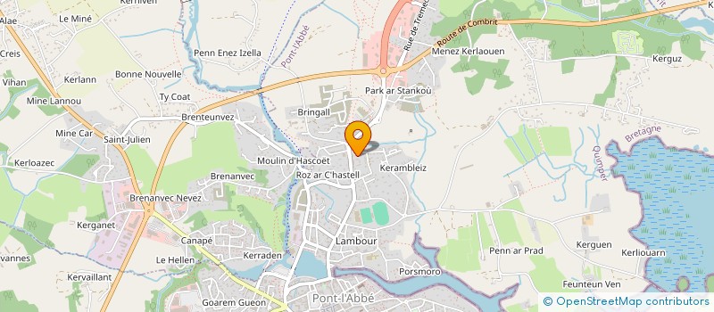 localisation de l'entreprise MAM GOLD  PONT-L'ABBE