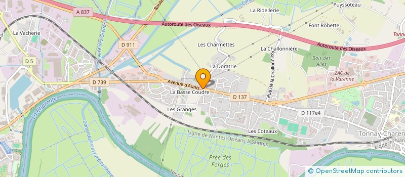 localisation de l'entreprise MAM GRAINE DE DEMAIN à TONNAY-CHARENTE