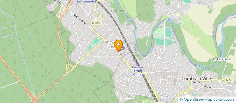 localisation de l'entreprise MAM GRAINE DE REVES  QUINCY-SOUS-SENART