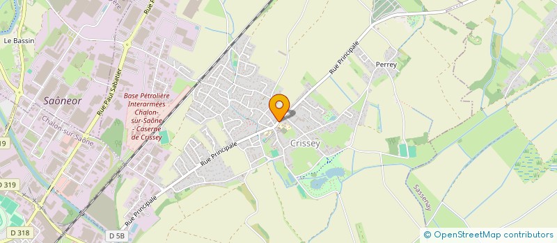 localisation de l'entreprise MAM GRAINES D'EVEIL  CRISSEY