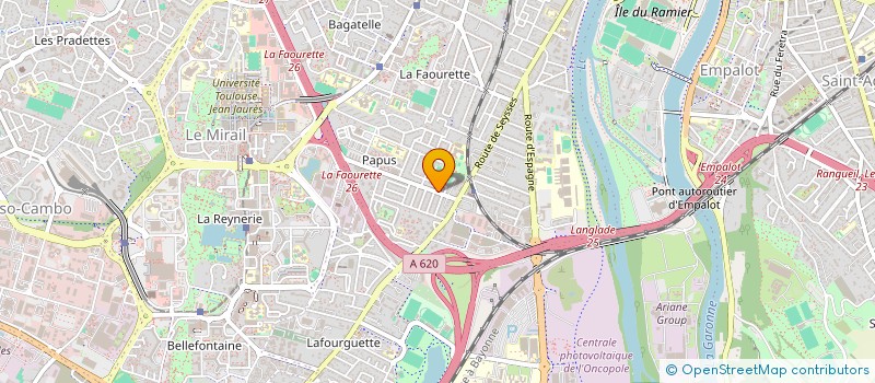 localisation de l'entreprise MAM GRIBOUILLE & PATOUILLE  TOULOUSE