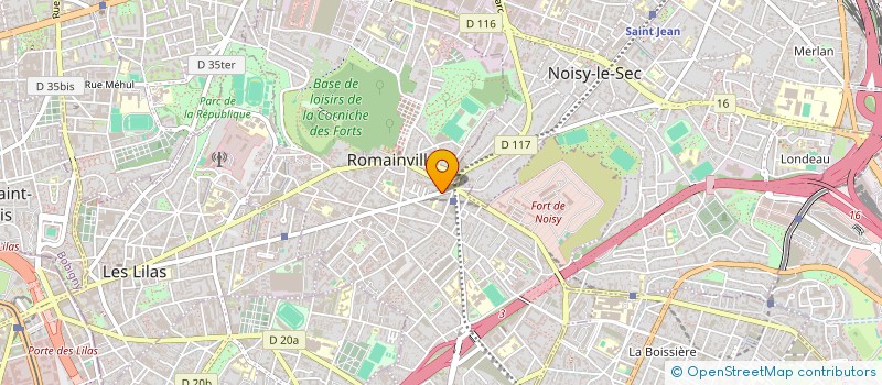 localisation de l'entreprise MAM GROUP à ROMAINVILLE