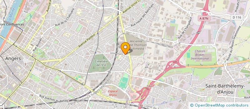 localisation de l'entreprise MAM HAUT COMME 3 POMMES à ANGERS