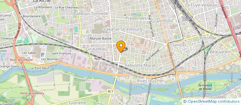 localisation de l'entreprise MAM HOLDING à TOURS