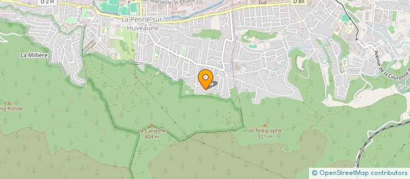 localisation de l'entreprise MAM HOLDING  LA PENNE-SUR-HUVEAUNE