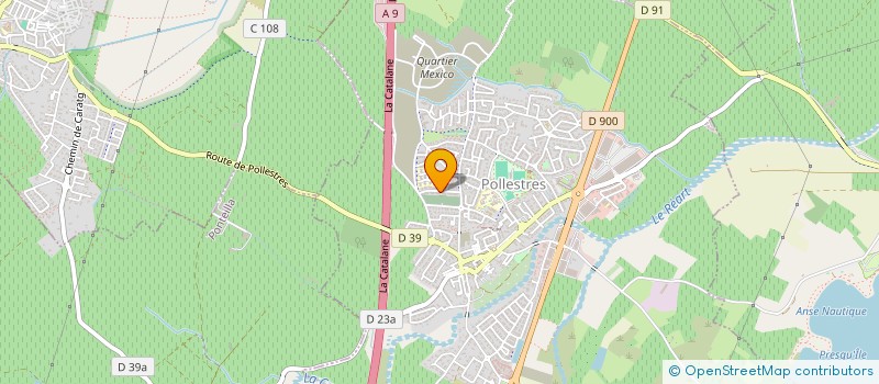 localisation de l'entreprise MAM JEUX DE MAINS à POLLESTRES