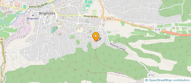 localisation de l'entreprise MAM L'ALTERNATIVE à BRIGNOLES