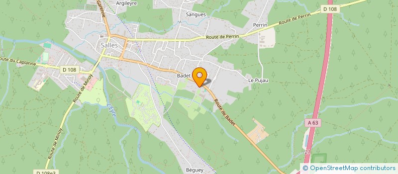 localisation de l'entreprise MAM - L'ARBRE AUX PAPILLONS  SALLES