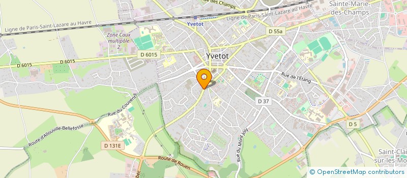 localisation de l'entreprise MAM-L'AUTOBUS DES CALINS à YVETOT
