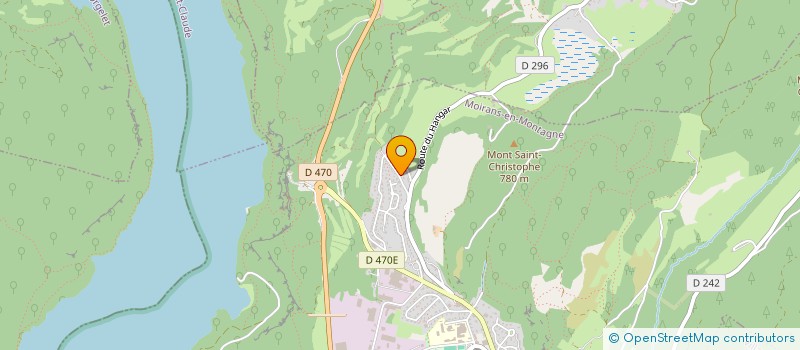 localisation de l'entreprise MAM L'EMBELLIE  MOIRANS-EN-MONTAGNE