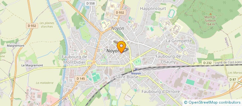localisation de l'entreprise MAM L'ESPRIT TRANQUILLE à NOYON