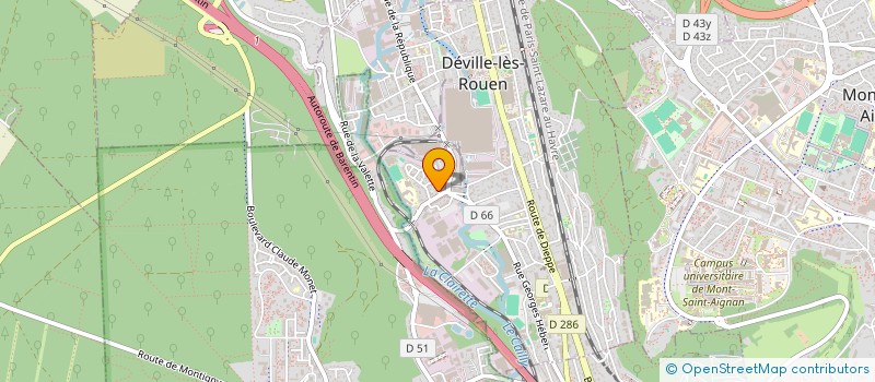 localisation de l'entreprise MAM L'ILOT ENCHANTE à DEVILLE-LES-ROUEN