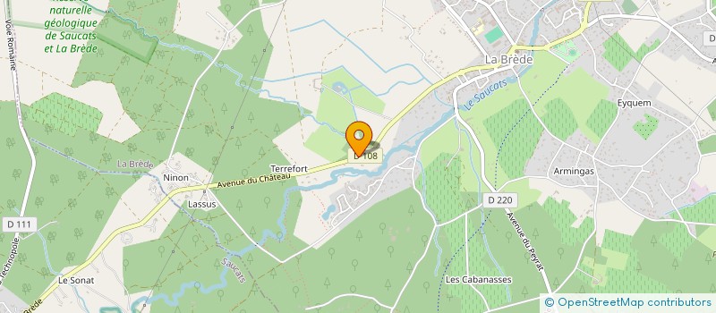 localisation de l'entreprise MAM LA CABANE DE LILY  LA BREDE