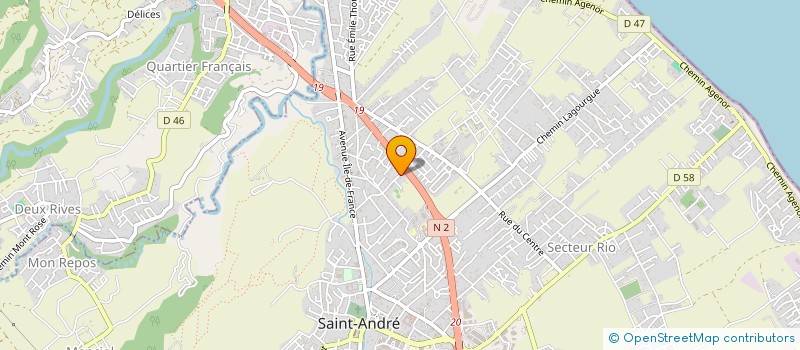 localisation de l'entreprise MAM LA CABANE DES ENFANTS à SAINT-ANDRE