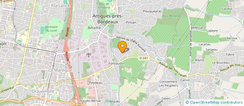 localisation de l'entreprise MAM LA CASITA DE TRESSES à ARTIGUES-PRES-BORDEAUX