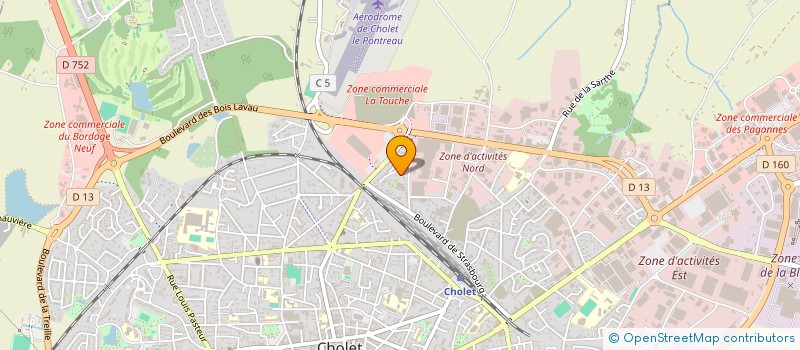 localisation de l'entreprise MAM LA COURTE ECHELLE à CHOLET