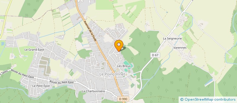 localisation de l'entreprise MAM-LA FORET DES BB à LE POINCONNET