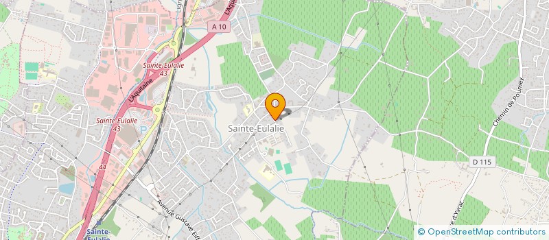 localisation de l'entreprise MAM LA TETE DANS LES ETOILES à SAINTE-EULALIE