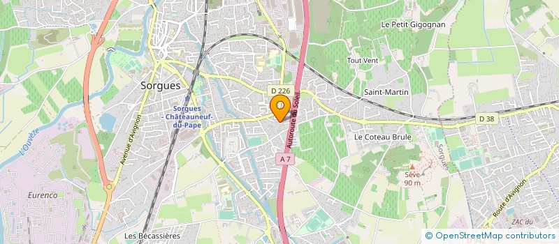 localisation de l'entreprise MAM LA TRIBU D'ISIS à SORGUES