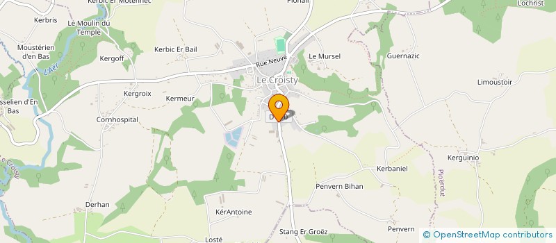 localisation de l'entreprise MAM LA TY COCCINELLE  LE CROISTY