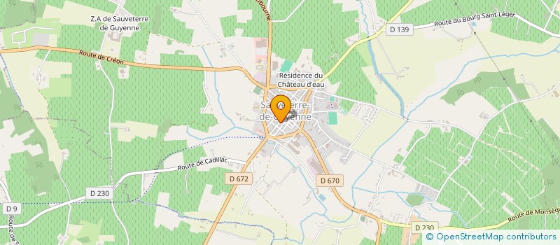 localisation de l'entreprise MAM LE COCON DE L'ENTRE 2 MERES  SAUVETERRE-DE-GUYENNE