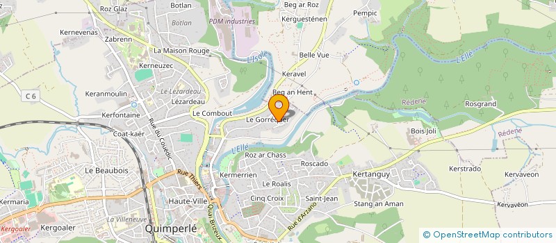 localisation de l'entreprise MAM LE JARDIN DES PITCHOUNS à QUIMPERLE