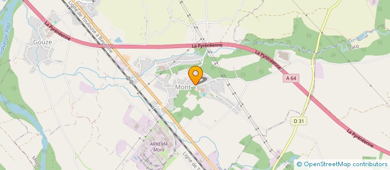 localisation de l'entreprise MAM LE MONT PITCHOUN  MONT